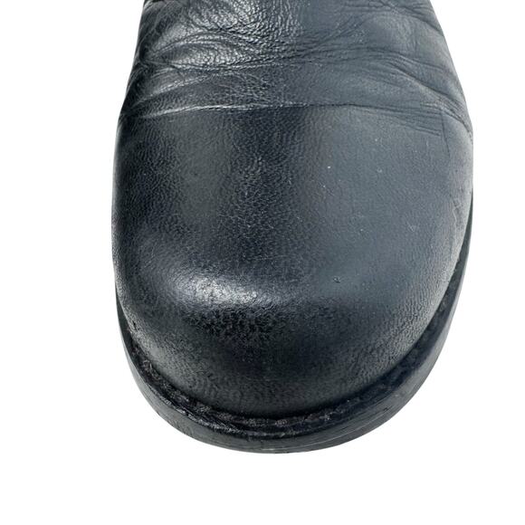 Stuart Weitzman 5050 Over the Knee Black Leather Stretch Boots Size 7 - Picture 5 of 10